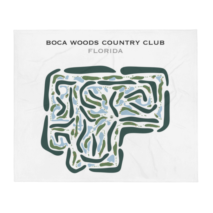 Boca Woods Country Club, Florida - Printed Golf Courses