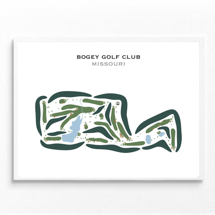 Bogey Golf Club, Missouri - Printed Golf Courses