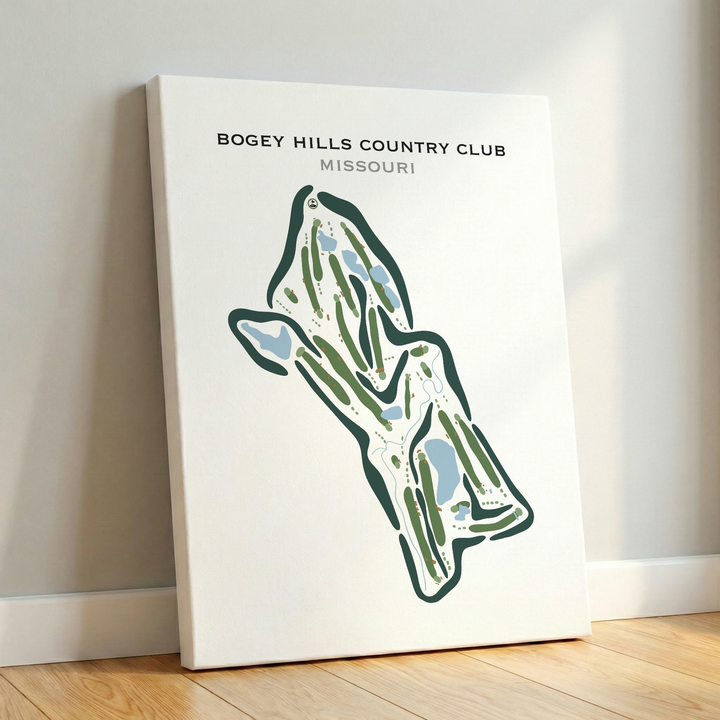 Bogey Hills Country Club, Missouri - Printed Golf Courses