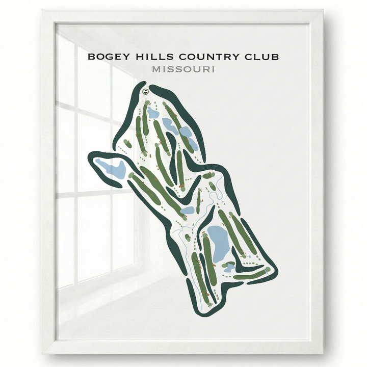 Bogey Hills Country Club, Missouri - Printed Golf Courses