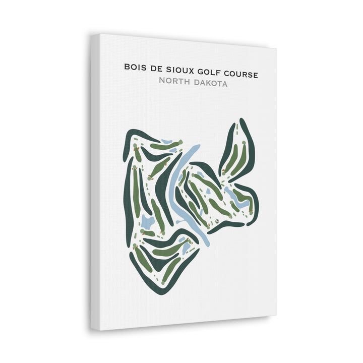 Bois de Sioux Golf Course, North Dakota - Printed Golf Courses