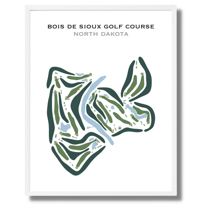 Bois de Sioux Golf Course, North Dakota - Printed Golf Courses