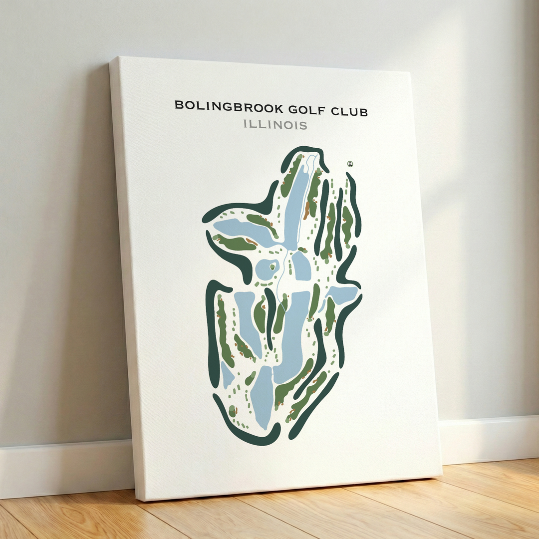 Bolingbrook Golf Club, Illinois - Printed Golf Course
