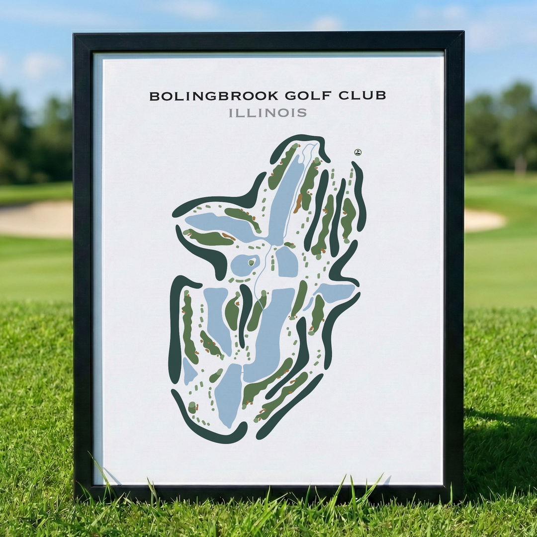 Bolingbrook Golf Club, Illinois - Printed Golf Course