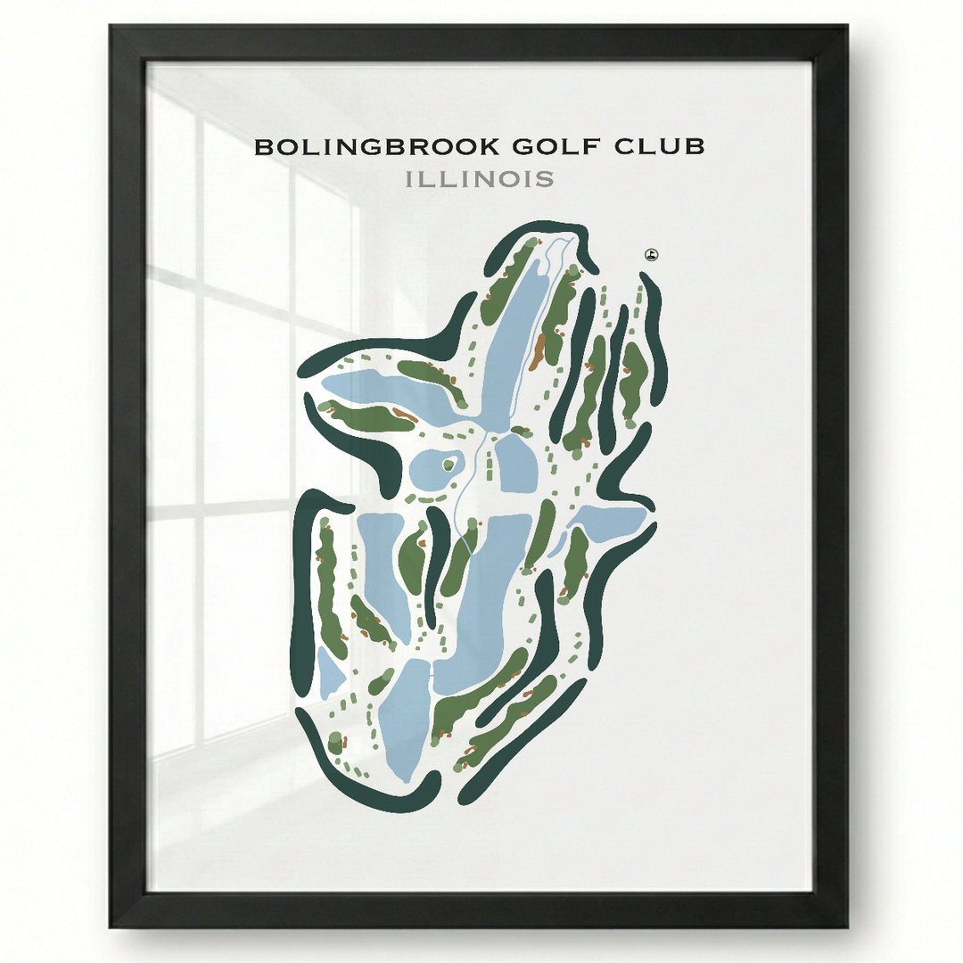 Bolingbrook Golf Club, Illinois - Printed Golf Course