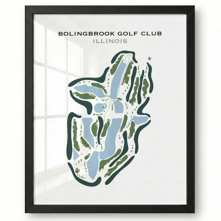 Bolingbrook Golf Club, Illinois - Printed Golf Course
