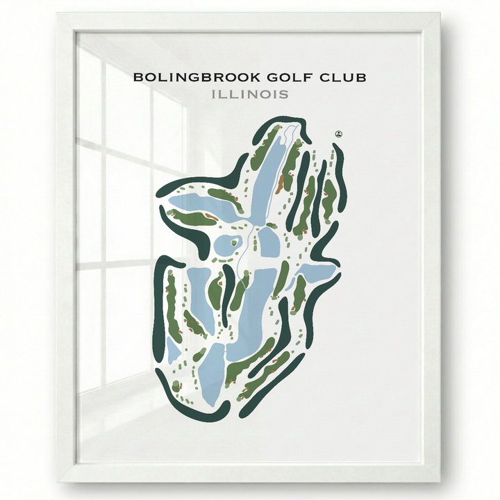 Bolingbrook Golf Club, Illinois - Printed Golf Course