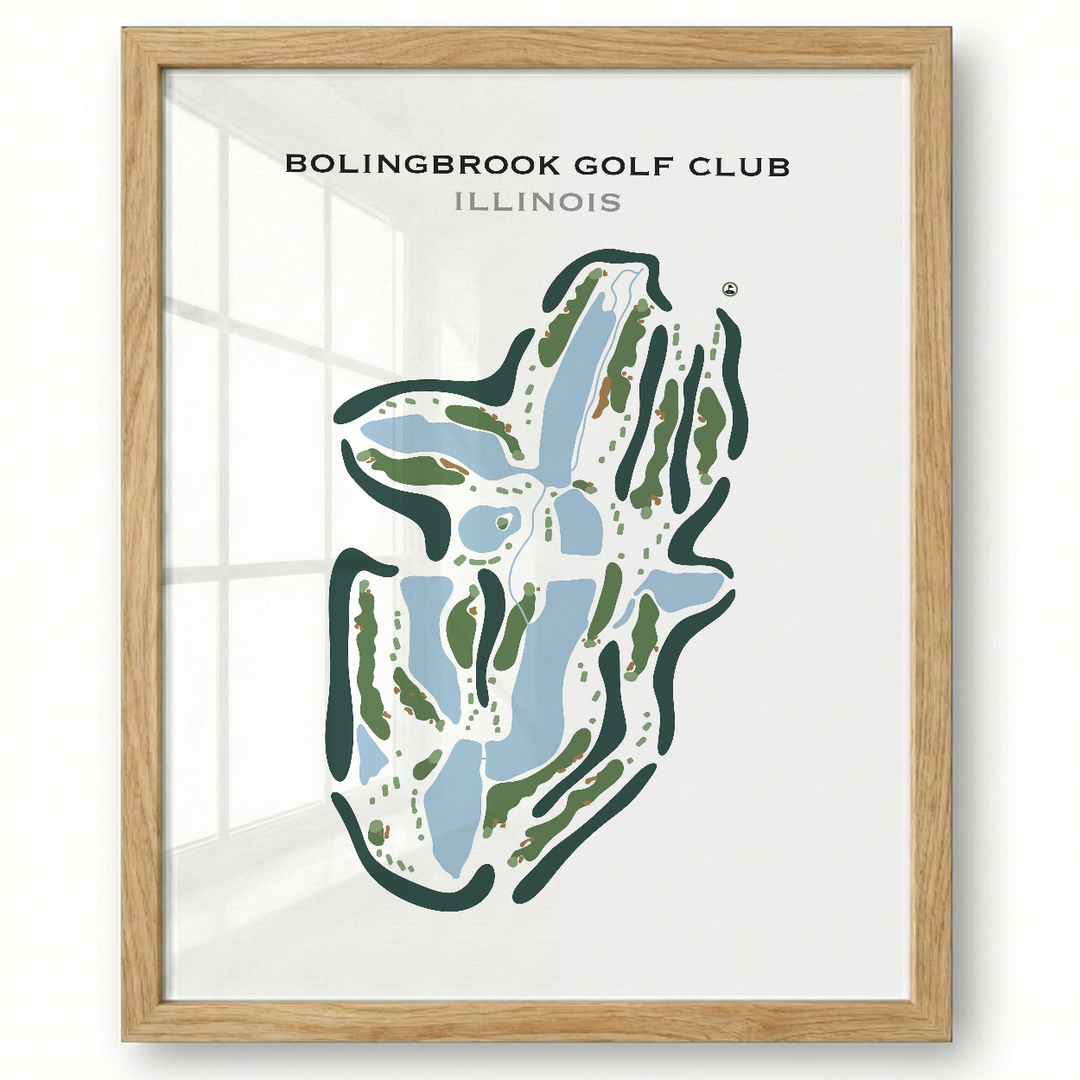 Bolingbrook Golf Club, Illinois - Printed Golf Course