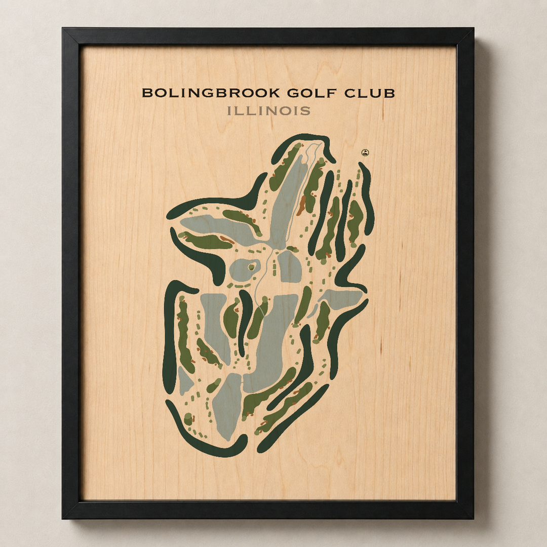 Bolingbrook Golf Club, Illinois - Printed Golf Course
