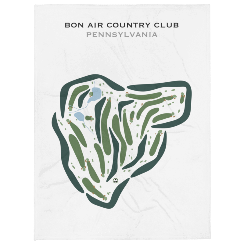 Bon Air Country Club, Pennsylvania - Printed Golf Courses