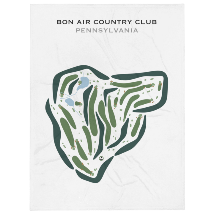 Bon Air Country Club, Pennsylvania - Printed Golf Courses