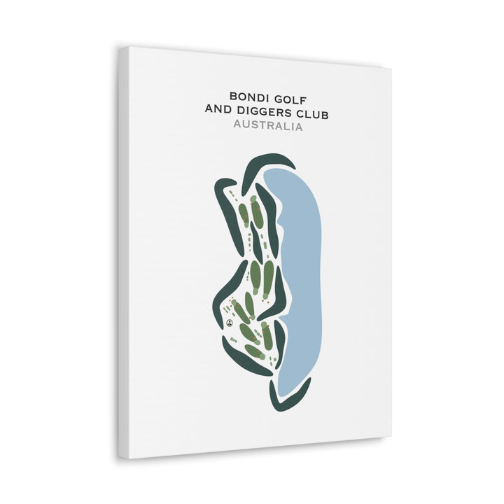 Bondi Golf & Diggers Club, Australia - Printed Golf Courses