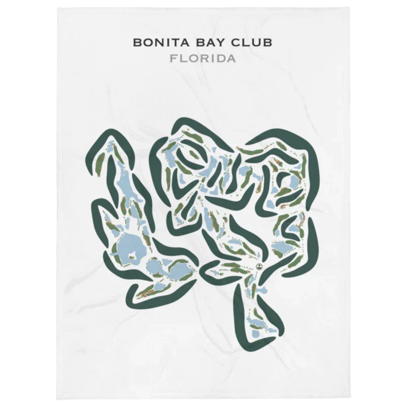 Bonita Bay Club, Bonita Springs, Florida - Printed Golf Courses