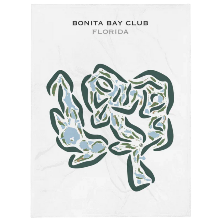 Bonita Bay Club, Bonita Springs, Florida - Printed Golf Courses