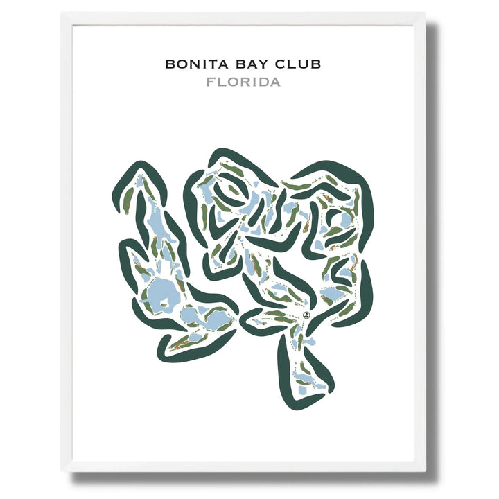 Bonita Bay Club, Bonita Springs, Florida - Printed Golf Courses