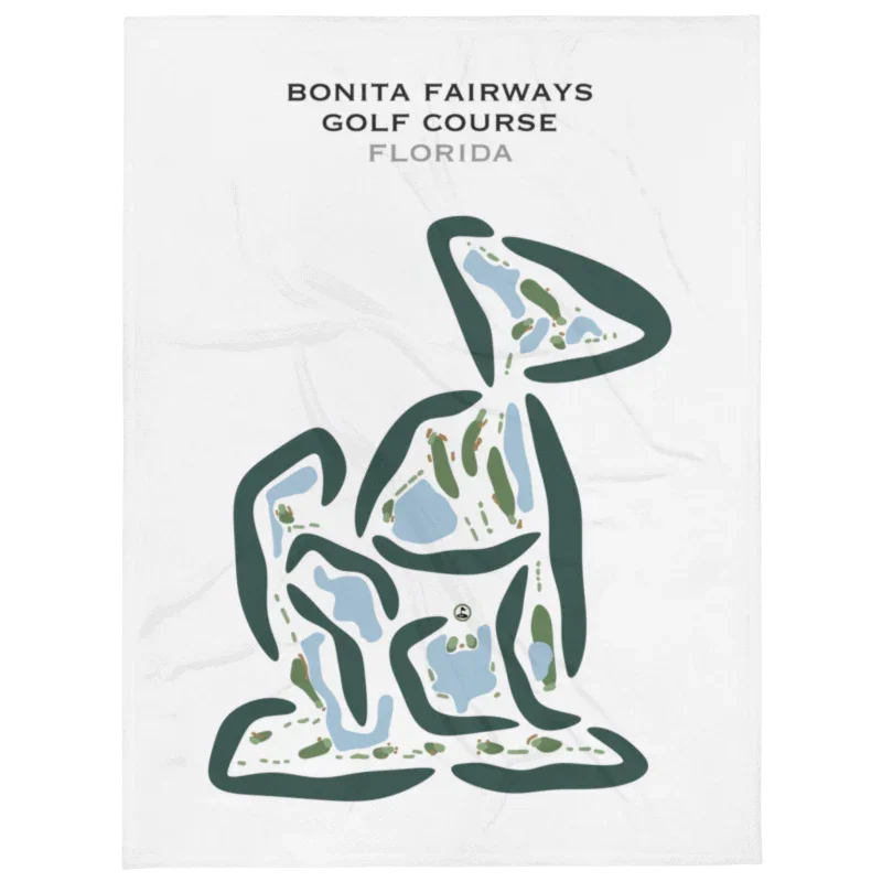 Bonita Fairways Golf Course, Florida - Printed Golf Courses