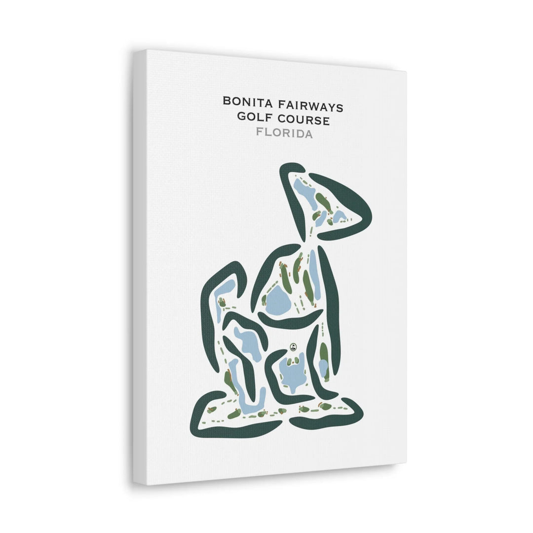 Bonita Fairways Golf Course, Florida - Printed Golf Courses