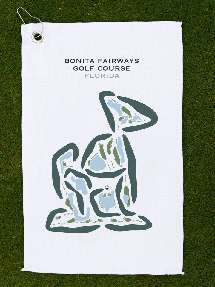 Bonita Fairways Golf Course, Florida - Printed Golf Courses
