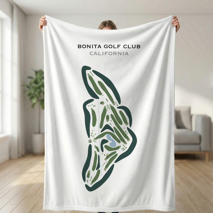Bonita Golf Club, California - Printed Golf Courses