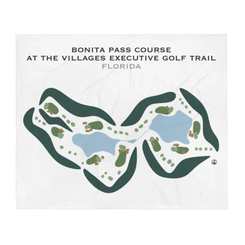 Bonita Pass Course at The Villages Executive Golf Trail, Florida - Printed Golf Courses
