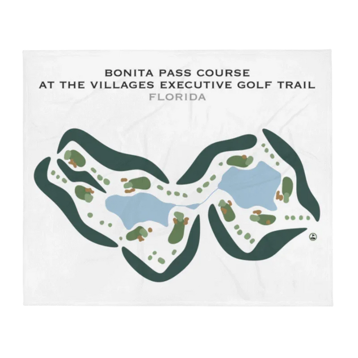 Bonita Pass Course at The Villages Executive Golf Trail, Florida - Printed Golf Courses
