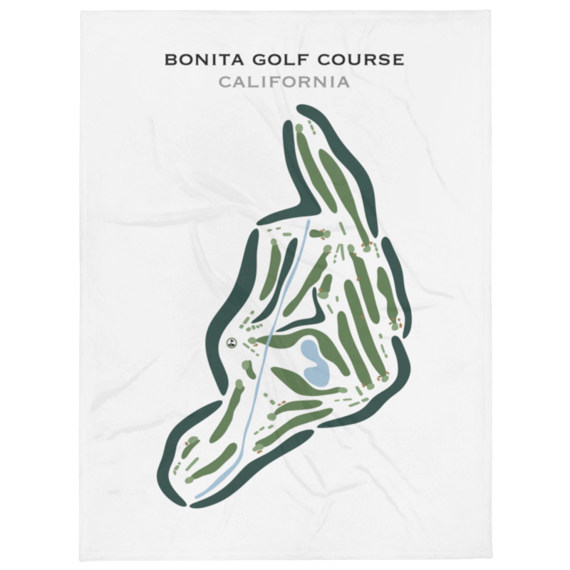 Bonita Golf Course, California - Printed Golf Courses