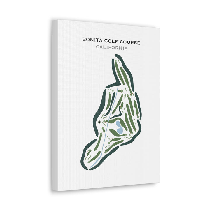 Bonita Golf Course, California - Printed Golf Courses