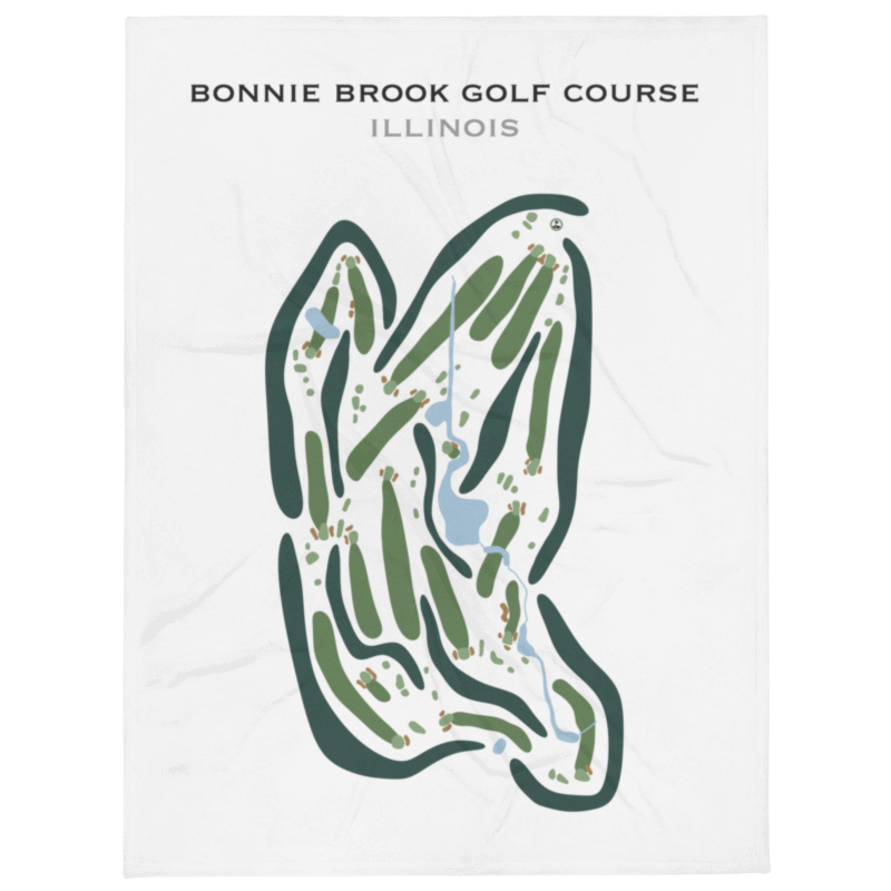 Bonnie Brook Golf Course, Illinois - Printed Golf Courses