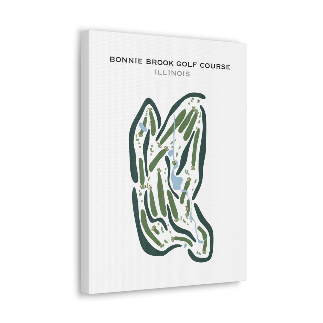 Bonnie Brook Golf Course, Illinois - Printed Golf Courses