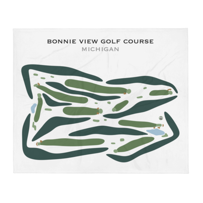 Bonnie View Golf Course, Michigan - Printed Golf Courses