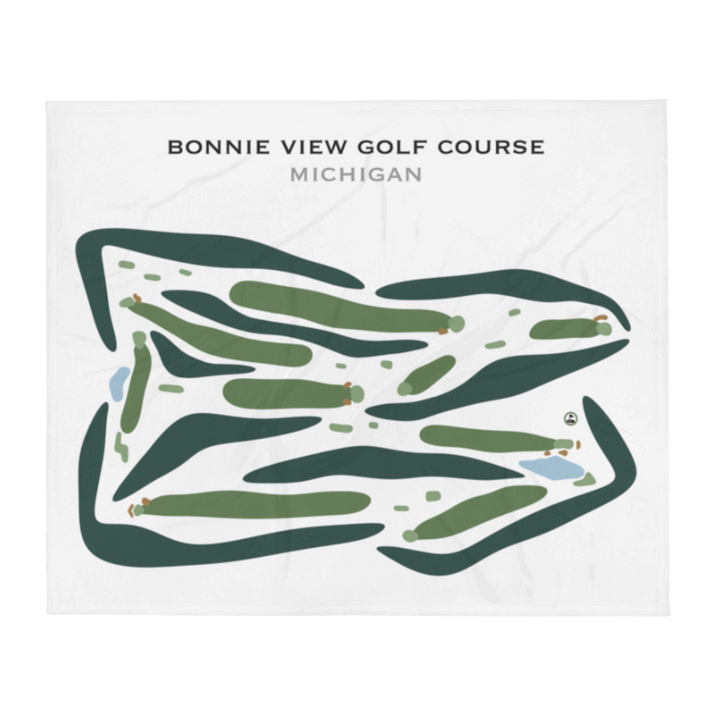 Bonnie View Golf Course, Michigan - Printed Golf Courses