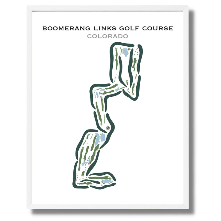 Boomerang Links Golf Course, Colorado - Printed Golf Courses