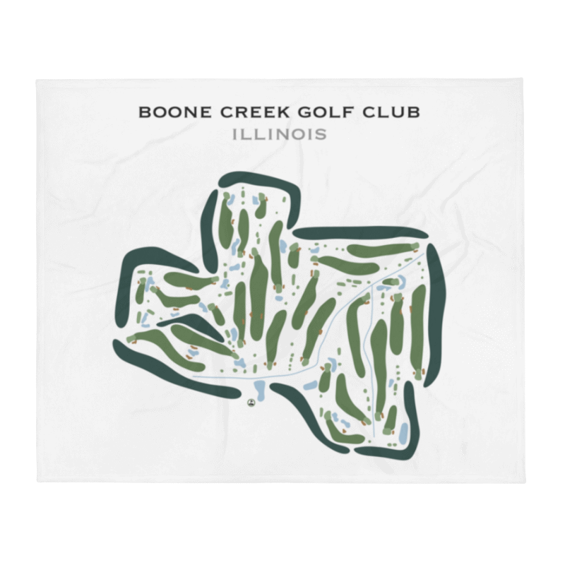 Boone Creek Golf Club, Illinois - Printed Golf Course