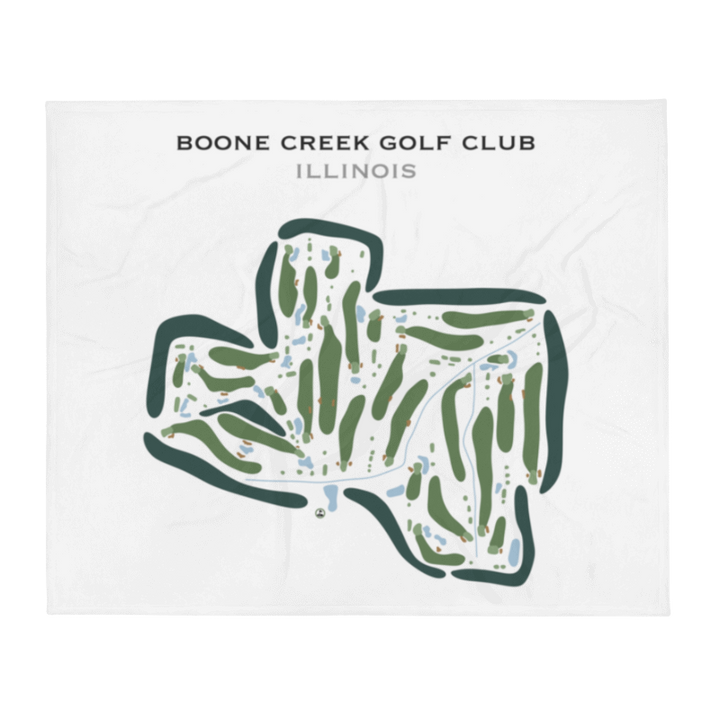 Boone Creek Golf Club, Illinois - Printed Golf Course