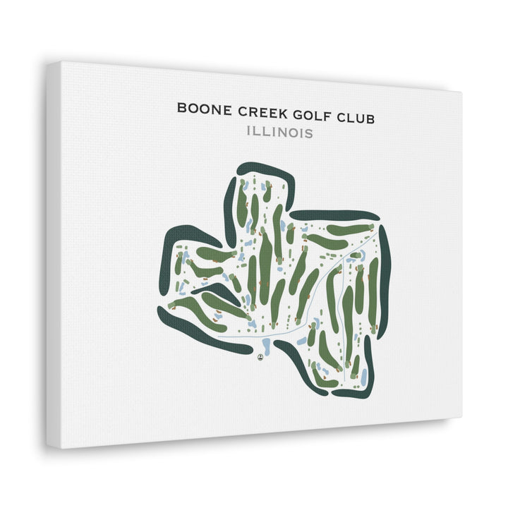 Boone Creek Golf Club, Illinois - Printed Golf Course