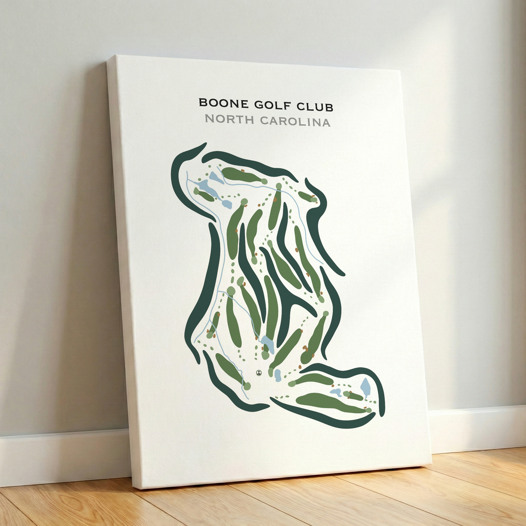 Boone Golf Club, North Carolina - Printed Golf Courses