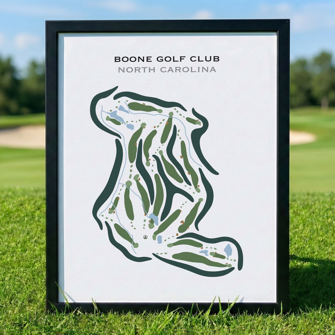Boone Golf Club, North Carolina - Printed Golf Courses