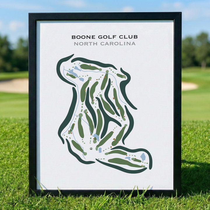 Boone Golf Club, North Carolina - Printed Golf Courses