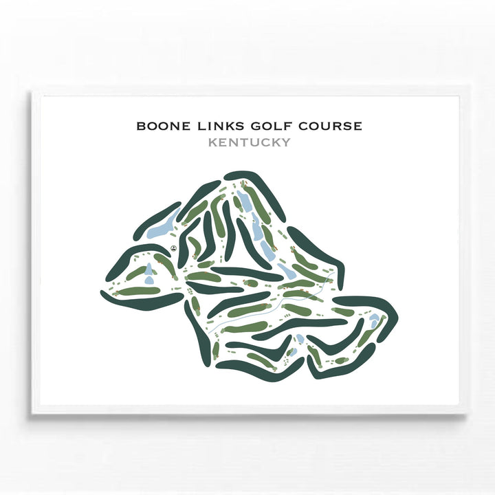 Boone Links Golf Course, Kentucky - Printed Golf Courses