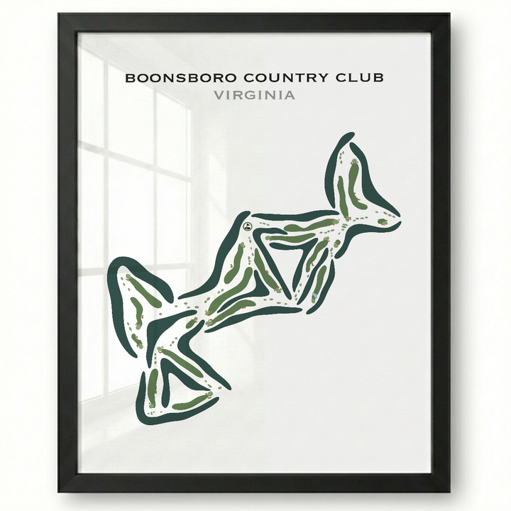 Boonsboro Country Club, Virginia - Printed Golf Courses