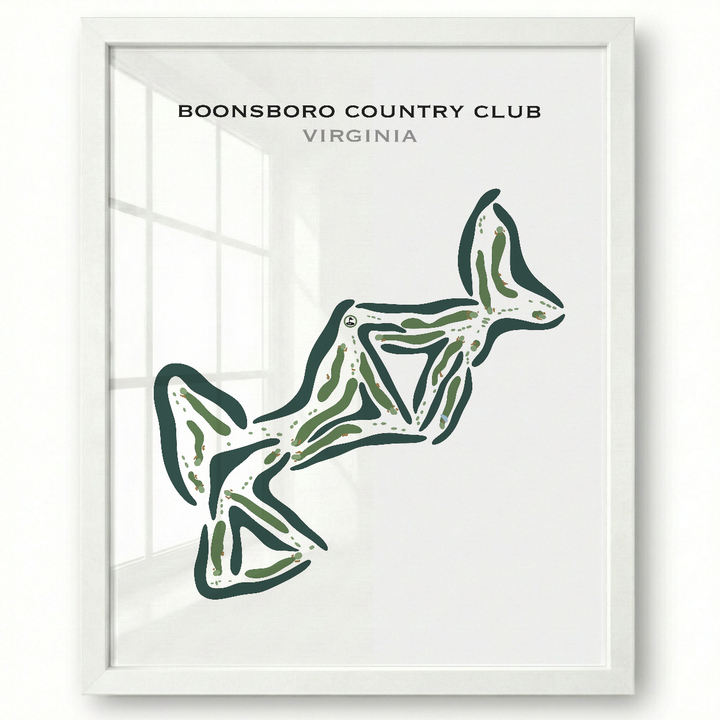 Boonsboro Country Club, Virginia - Printed Golf Courses