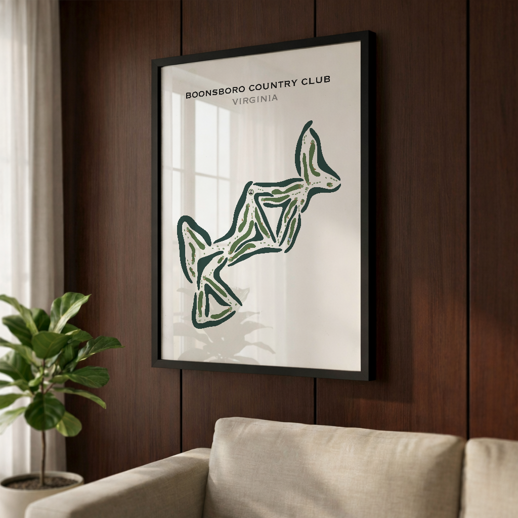 Boonsboro Country Club, Virginia - Printed Golf Courses