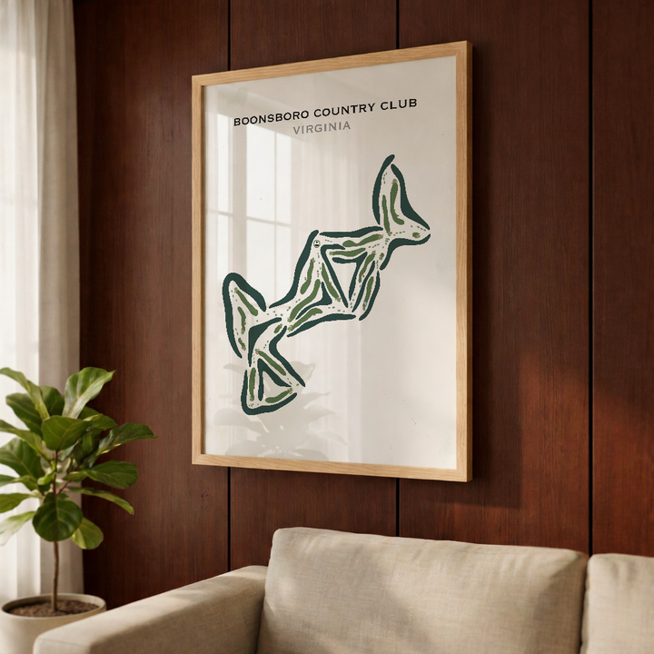 Boonsboro Country Club, Virginia - Printed Golf Courses