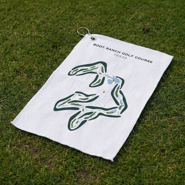 Boot Ranch Golf Course, Texas - Printed Golf Courses