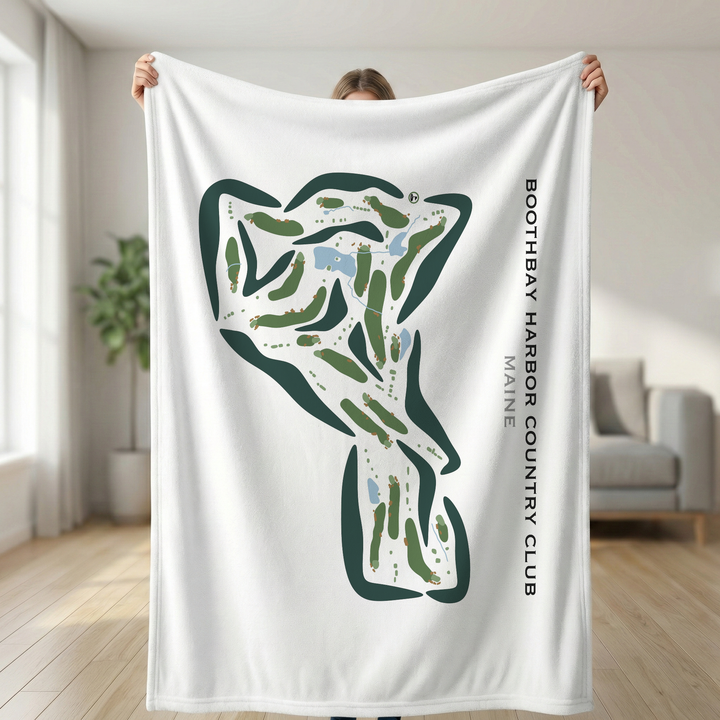 Boothbay Harbor Country Club, Maine - Printed Golf Courses
