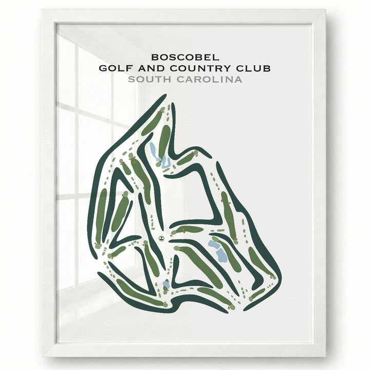 Boscobel Golf & Country Club, South Carolina - Printed Golf Courses
