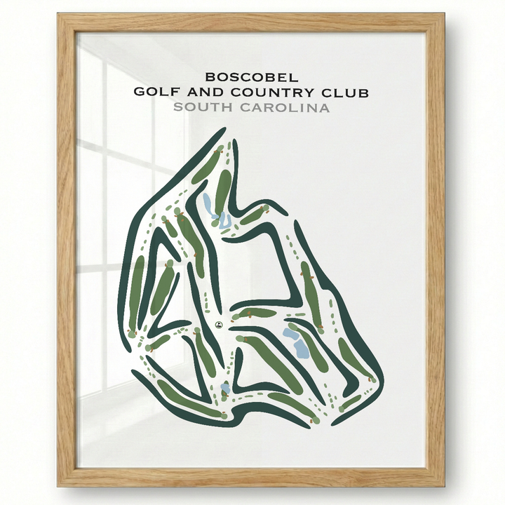 Boscobel Golf & Country Club, South Carolina - Printed Golf Courses