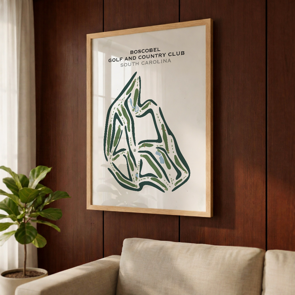 Boscobel Golf & Country Club, South Carolina - Printed Golf Courses