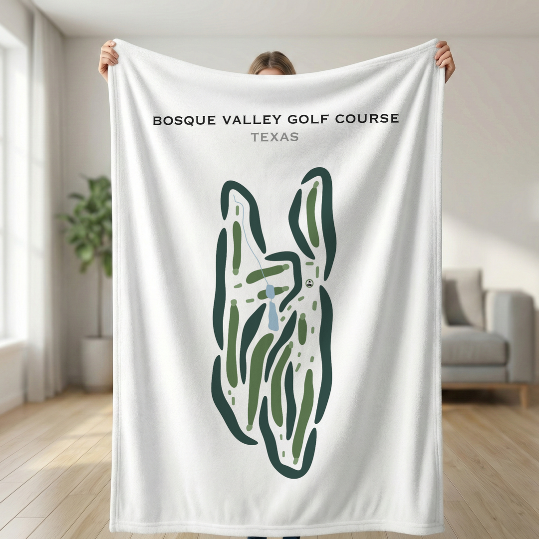 Bosque Valley Golf Course, Texas - Printed Golf Courses