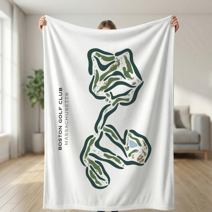 Boston Golf Club, Massachusetts - Printed Golf Courses